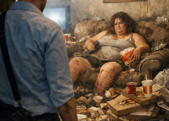 Командировка закончилась, а дома его ждал сюрприз