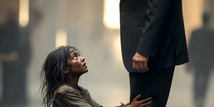 Семилетняя девочка умоляла состоятельного мужчину о помощи