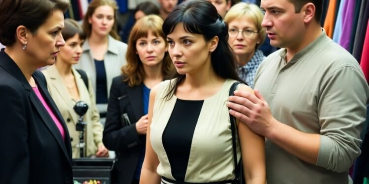 Женщина, видно же, что не ваш размер.