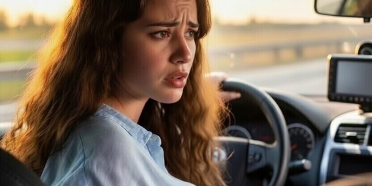 Беременная таксистка подобрала на трассе бродягу