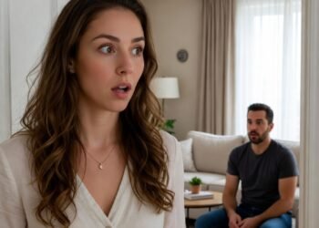 Забыла сказать мужу, что возвращается домой.