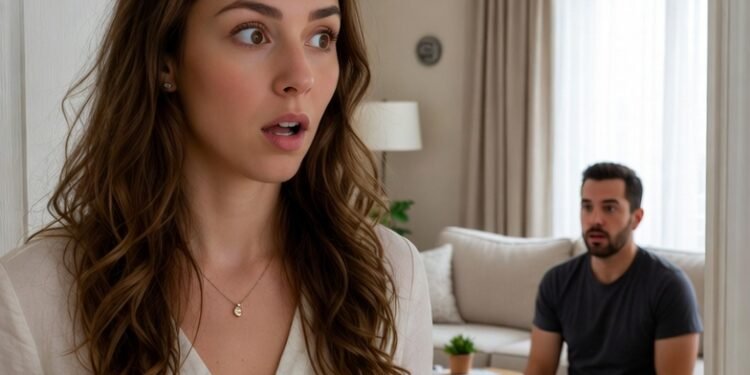 Забыла сказать мужу, что возвращается домой.