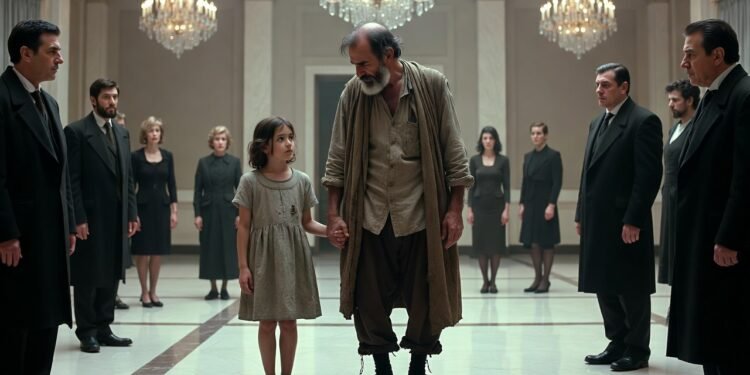 Бедный одинокий отец вошёл в роскошный бутик