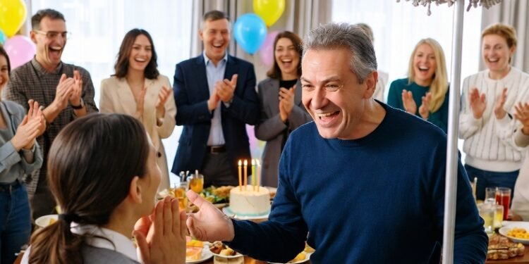 В день моего дня рождения мой сын