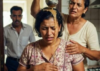 Свекровь вылила на меня горячий суп