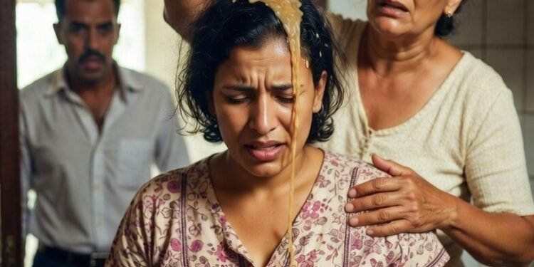 Свекровь вылила на меня горячий суп