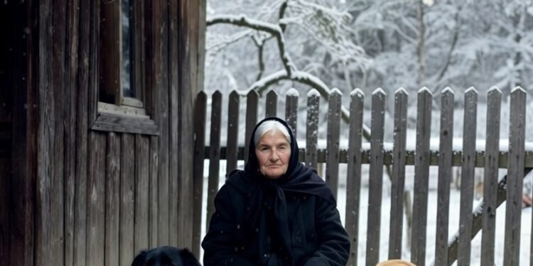 Волк приходил во двор и не мог поесть