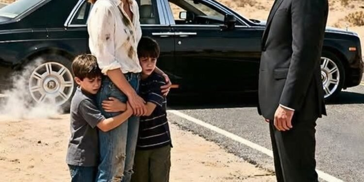 Она попросила лишь работу, чтобы прокормить детей, оказавшись на обочине дороги