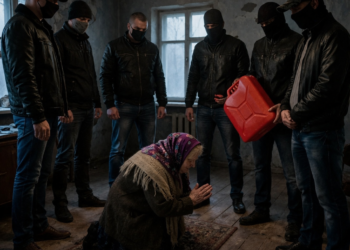 Они смеялись над беззащитной бабушкой.