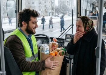 Бабушка в автобусе не смогла заплатить за проезд