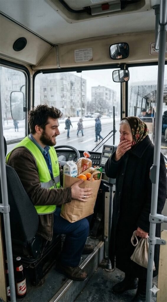 Бабушка в автобусе не смогла заплатить за проезд