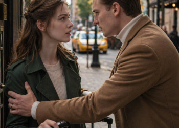 Он стоял, по-прежнему раскинув руки
