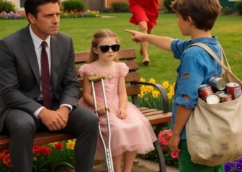 Рядом с ним была его семилетняя дочь Лила.