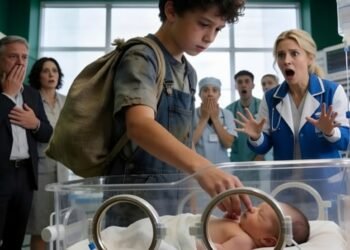 Восемь врачей высокого уровня молча стояли у детской кроватки в больнице.