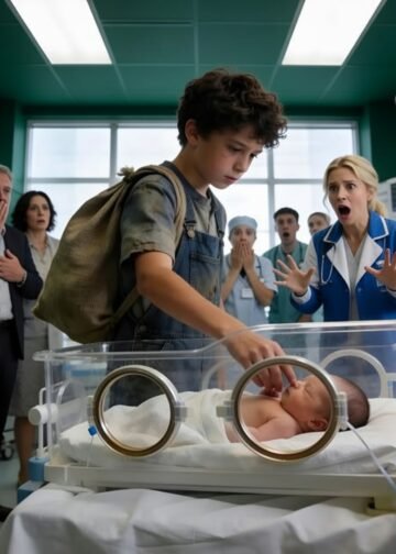 Восемь врачей высокого уровня молча стояли у детской кроватки в больнице.